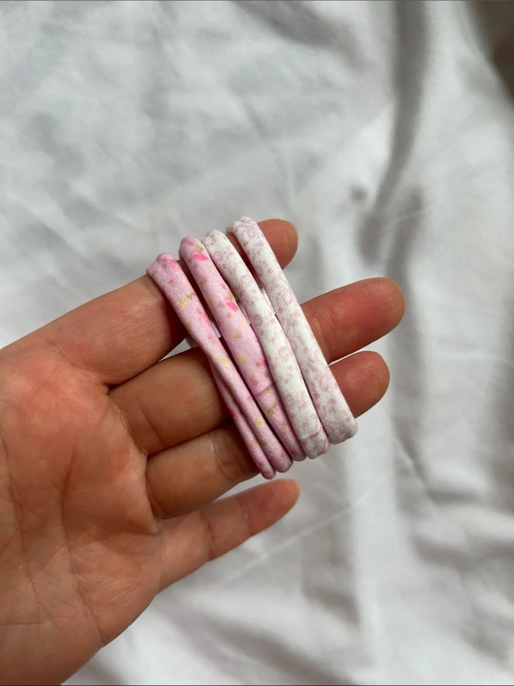 LoveShackFancy hair ties. 4 pc